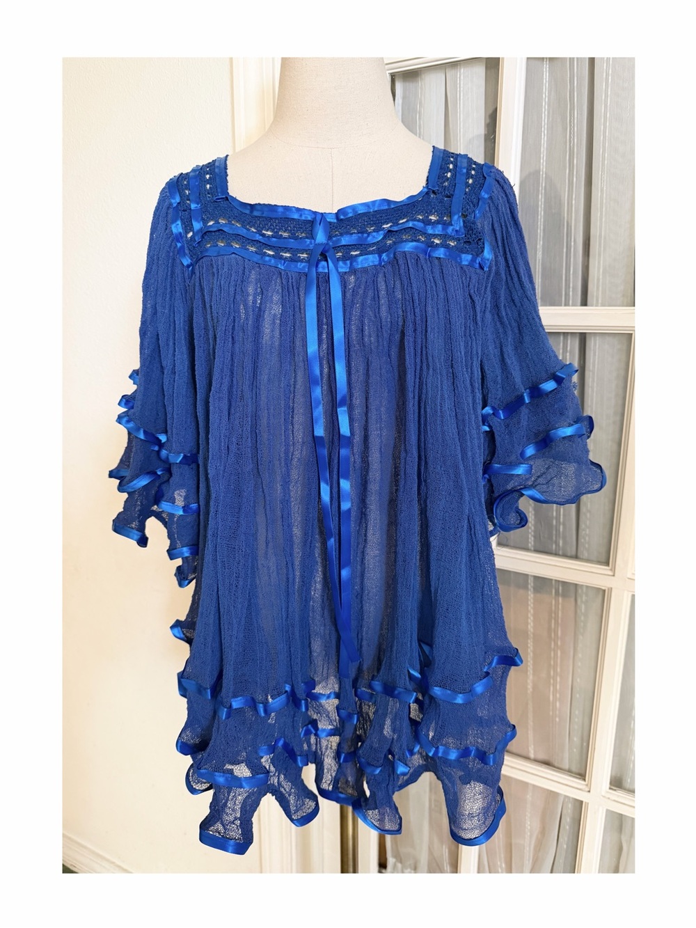 Mexican Angelita Gauze Top NEW